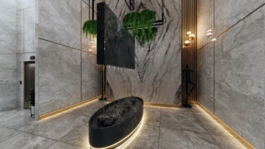 پروژه ساختمانی و معماری مجتمع مسکونی اطبا