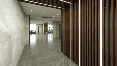 پروژه ساختمانی و معماری مجتمع مسکونی باهنر