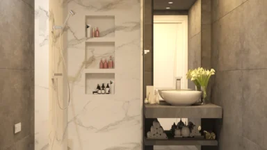 پروژه ساختمانی و معماری مجتمع مسکونی سیمین