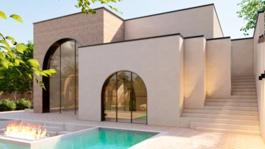 پروژه ساختمانی و معماری ویلا نجف آباد