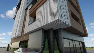پروژه ساختمانی و معماری مجتمع مسکونی پورکاظم